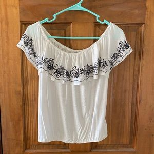 Off the shoulder top